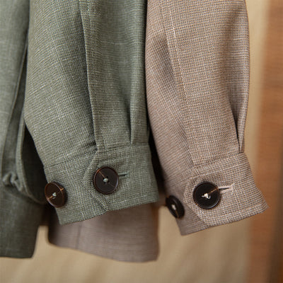 Blazer Retro Slim Sin Planchado - Elegancia Vintage Sin Esfuerzo - Image 3