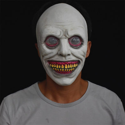 Máscara de Demonio Blanco Aterradora para Halloween - Image 10