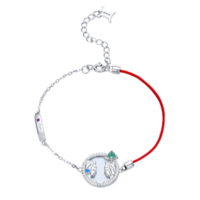 Pulsera Esmeralda Géminis Plata S925 Diseño Original para Mujer - Image 7