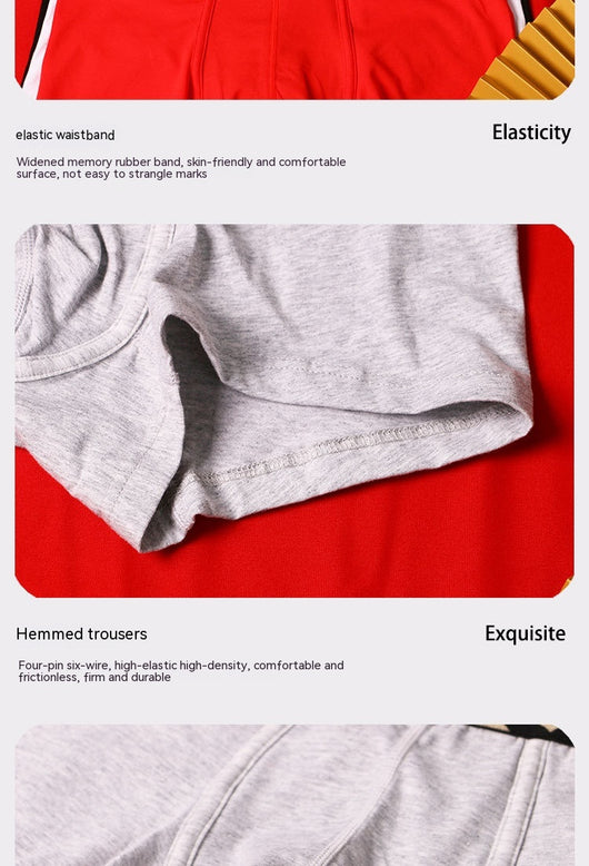 Bóxer de Algodón Purificado para Hombre - Rojo Intenso - Image 11