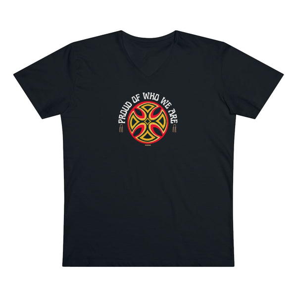 Playera Cuello V Hombre - Orgullo de Quiénes Somos
