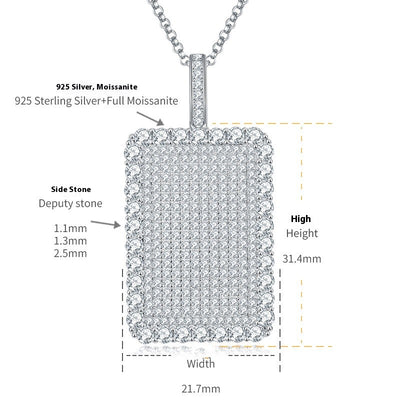 Collar Hip Hop Completo con Diamantes - Estilo Europeo y Americano - Image 7