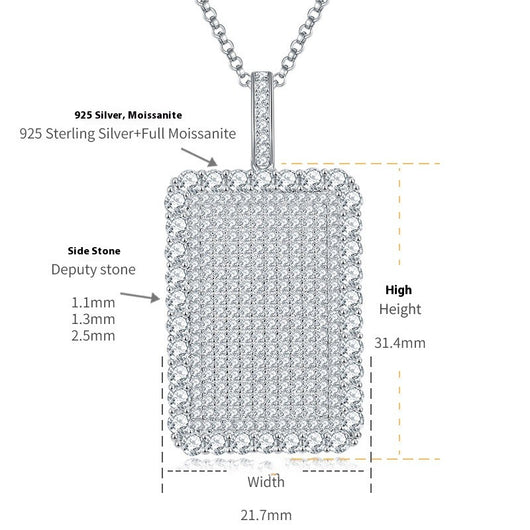 Collar Hip Hop Completo con Diamantes - Estilo Europeo y Americano - Image 7