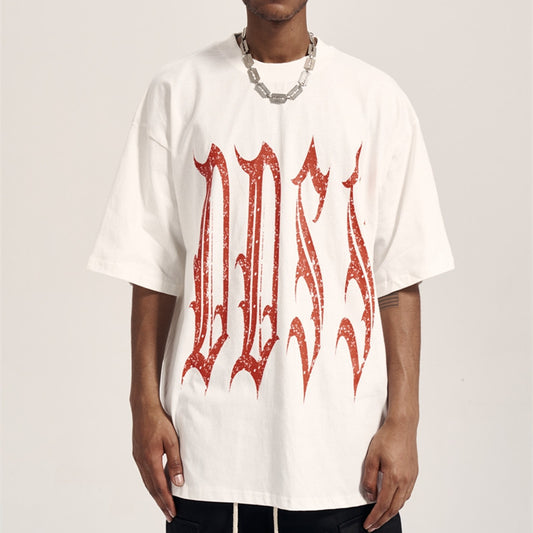 Camiseta Estampada Doble Cara West Coast - Manga Corta Suelta