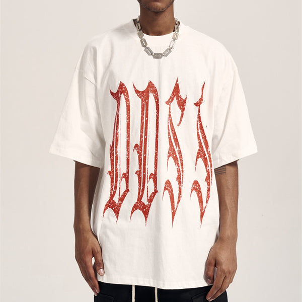 Camiseta Estampada Doble Cara West Coast - Manga Corta Suelta