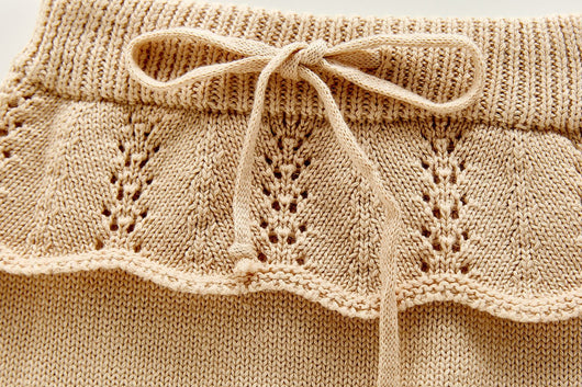 Shorts Tejidos para Niña con Volantes y Texturas Suaves - Image 14