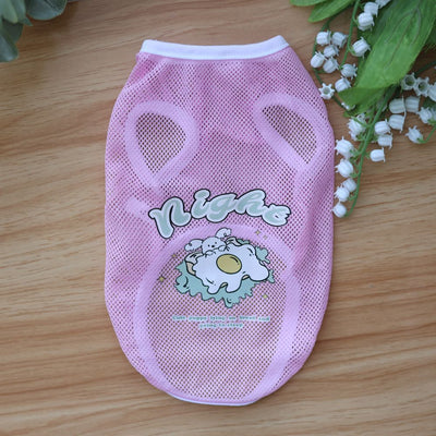 Chaleco Fresco para Mascotas con Estampado de Cuadrícula y Caricaturas - Image 8