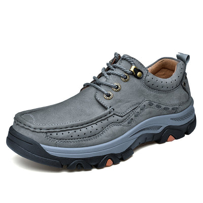 Botas de Senderismo en Cuero Genuino con Suela Reforzada para Hombre - Image 2