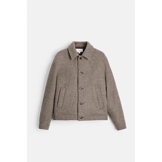 Saco Casual de Lana Tejida con Solapa para Hombre - Image 6