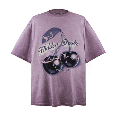 Playera Casual de Algodón con Diseño Tie-Dye para Hombre