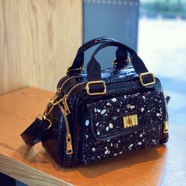 Bolso de Hombro Versátil de Gran Capacidad con Diseño Acolchado para Mujer