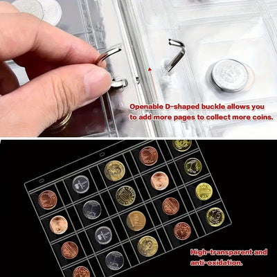 Álbum Organizador de Monedas con Cierre de Cremallera - Image 3