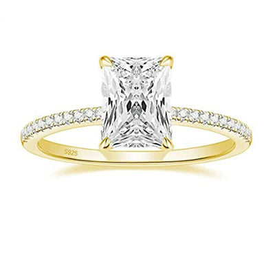 Anillo de Plata 925 con Incrustaciones y 3 Quilates de Circonitas para Mujer - Image 6