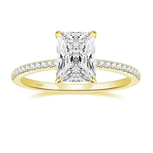 Anillo de Plata 925 con Incrustaciones y 3 Quilates de Circonitas para Mujer - Image 6