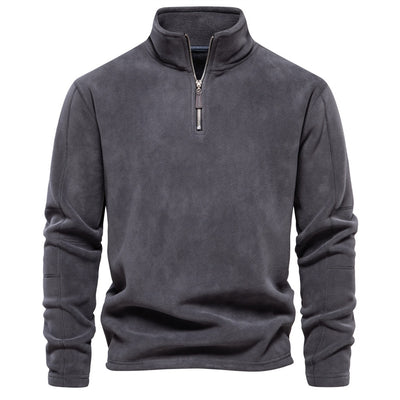 Sudadera Deportiva para Hombre con Cuello Alto y Cierre de Medio Zip - Image 23
