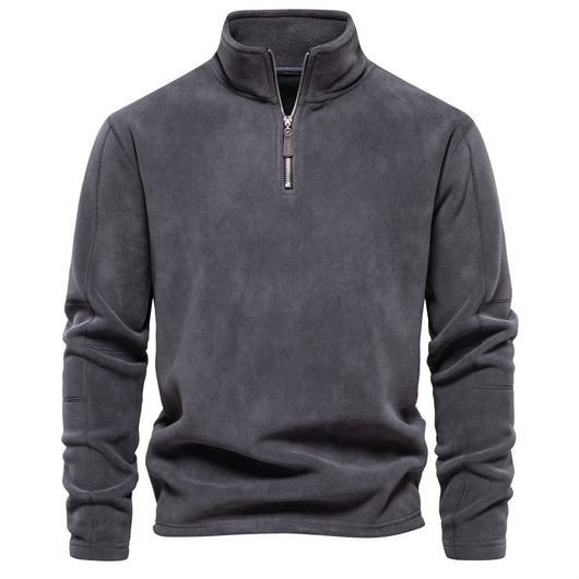 Sudadera Deportiva para Hombre con Cuello Alto y Cierre de Medio Zip - Image 23