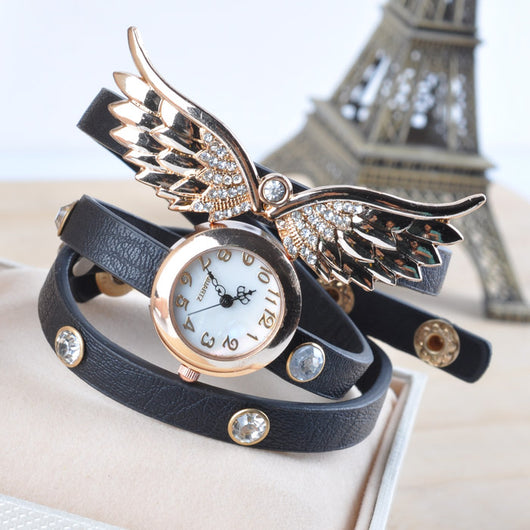Reloj Pulsera Estilo Harajuku con Alas Retro Inspiración Coreana - Image 5