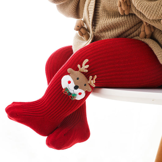 Enterizo de Medias de Algodón para Bebé - Diseño Navideño Primavera Otoño Invierno - Image 3