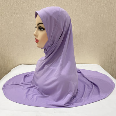 Turbante Ligero de Gasa Malaya - Pañuelo Multiuso en Colores Sólidos - Image 30