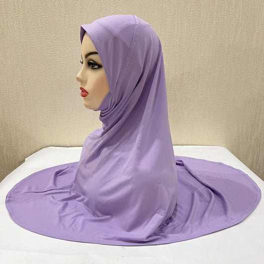 Turbante Ligero de Gasa Malaya - Pañuelo Multiuso en Colores Sólidos - Image 30