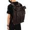 Mochila Bandolera de Cuero para Hombre - Gran Capacidad