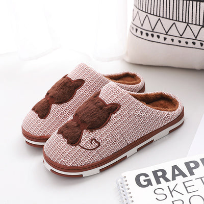 Pantuflas Cálidas de Algodón con Suela Antideslizante - Image 5