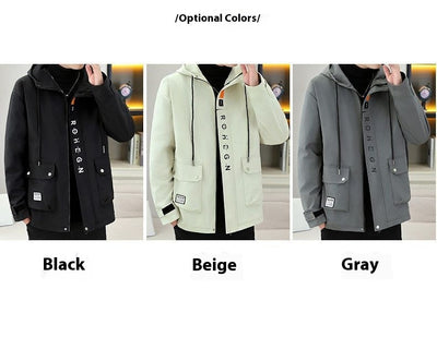 Chaqueta Térmica Acolchada con Capucha para Hombre - Abrigo Casual Invierno - Image 22