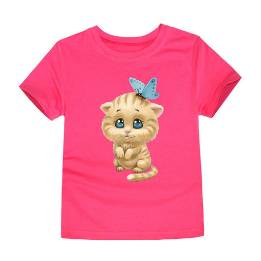 Playera Infantil con Estampado de Animales por Transferencia de Calor - Image 11