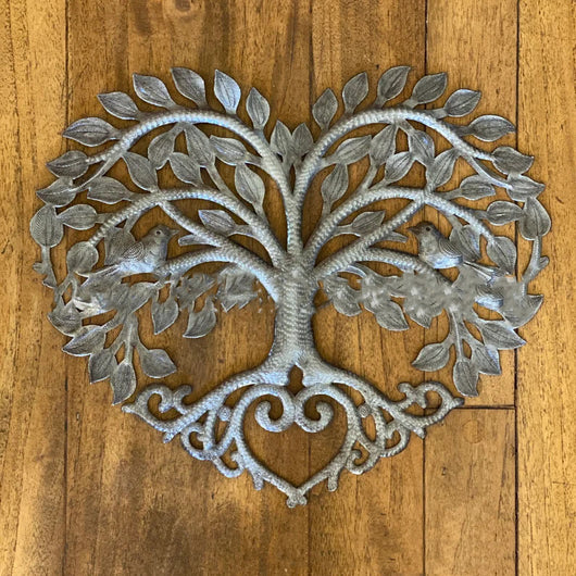 Árbol de la Vida Decorativo de Metal - Arte Mural con Corazón - Image 8