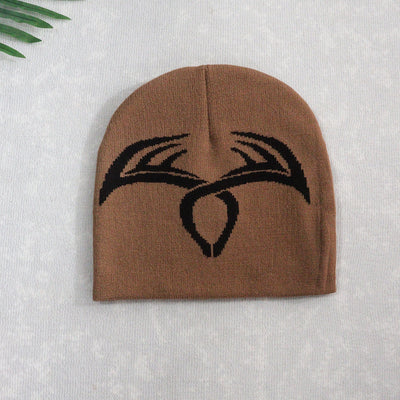Gorro de Lana con Astas Tejido - Diseño Navideño Trendy - Image 29