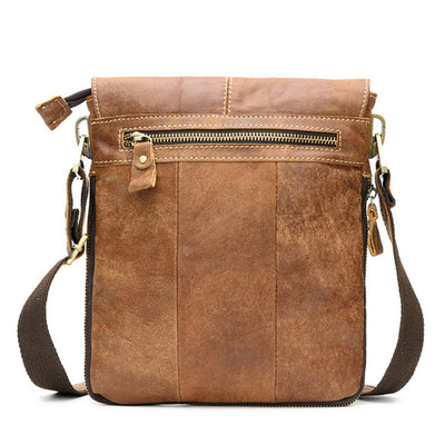 Bolsa Casual de Cuero Genuino para Hombre - Bandolera First Layer - Image 10