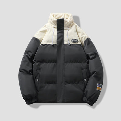 Abrigo de Invierno para Hombre Casual con Cuello Alto Acolchado en Algodón - Image 9