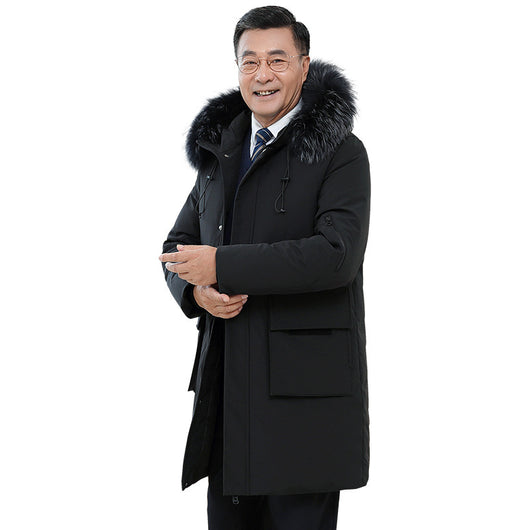 Abrigo Grueso Impermeable para Hombre - Abrigo Largo Térmico de Invierno - Image 4