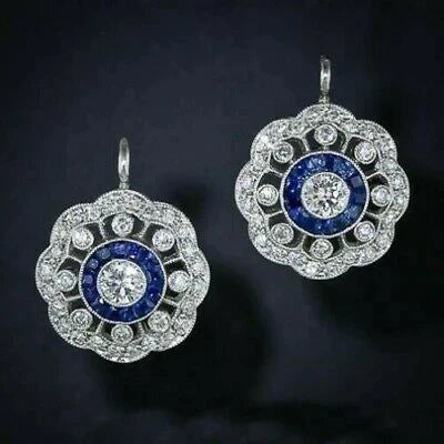 Aretes Retro Exagerados de Moda Minimalista para Mujer
