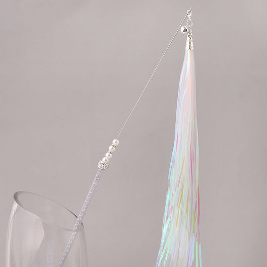 Juguete Interactivo para Gatos - Tubo Acrílico 46cm con Borla Sedosa - Image 5