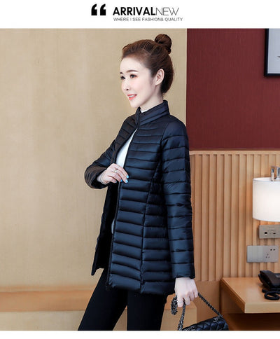 Chaqueta de Algodón Entallada Talla Grande - Corte Medio Ligero - Image 18