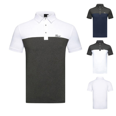 Polo Deportivo Hombre Manga Corta Transpirable Ajuste Suelto - Image 9
