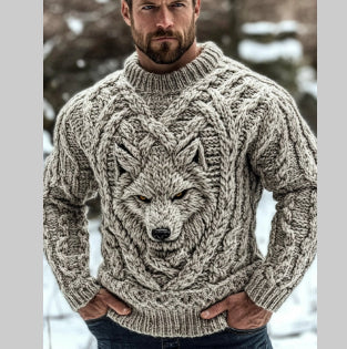 Sudadera Holgada para Hombre con Cuello Redondo y Diseño Estampado - Image 4
