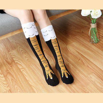 Calcetines Divertidos de Gallina para Primavera y Otoño
