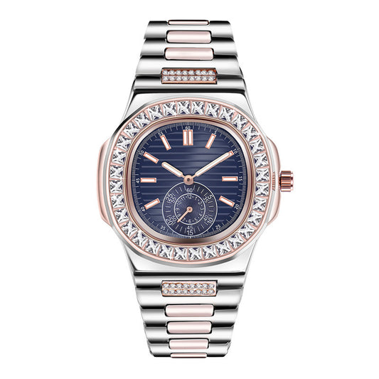 Reloj de Lujo para Hombre con Diamantes - Marca Premium Aleación