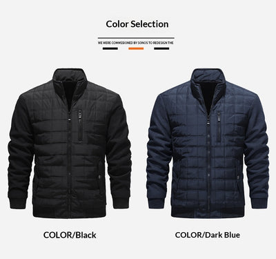 Chaqueta Casual de Cuadros para Hombre - Manga Larga Versátil - Image 11