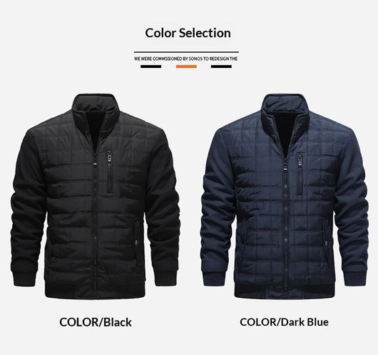 Chaqueta Casual de Cuadros para Hombre - Manga Larga Versátil - Image 11