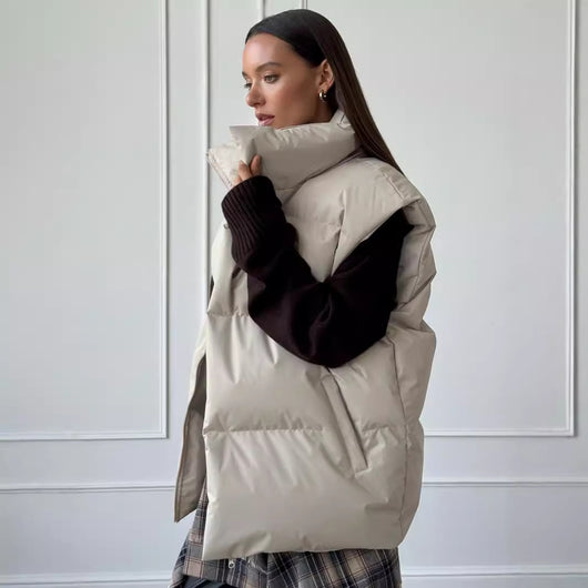 Chaleco de Algodón Premium Otoño Invierno Estilo Europeo - Image 3