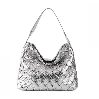 Bolso de Cuero Plisado con Gran Capacidad - Bolsa de Hombro Portátil y Elegante - Image 7