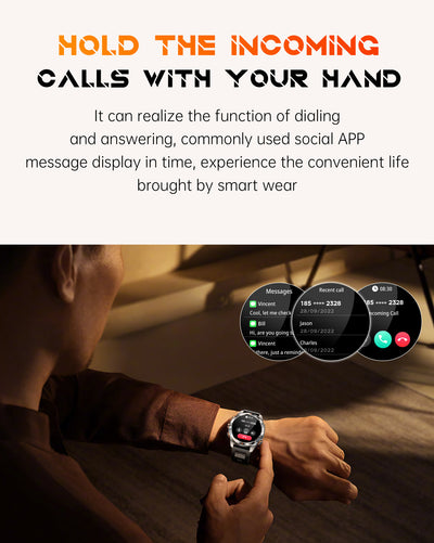 Reloj Inteligente KT80 Pantalla Full HD Batería Mega Llamadas Bluetooth - Image 17