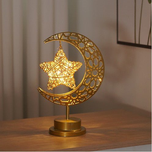 Lámpara LED Decorativa Luna de Hierro Personalizada - Image 8