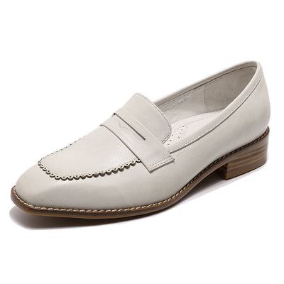 Zapatos Planos de Cuero Estilo Retro Inglés - Image 2