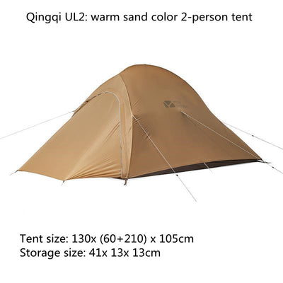 Tienda de Campaña Portátil 2 en 1 con Sala y Dormitorio para Camping - Image 7
