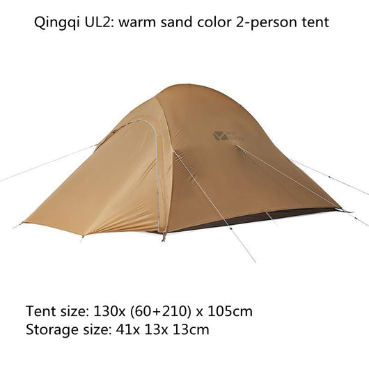 Tienda de Campaña Portátil 2 en 1 con Sala y Dormitorio para Camping - Image 7