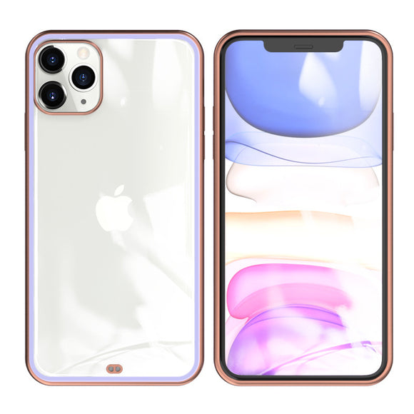 Funda Protectora Transparente con Electroplaqué de Silicona